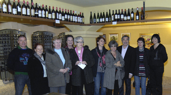 Les artistes le soir du vernissage Les artistes le soir du vernissage