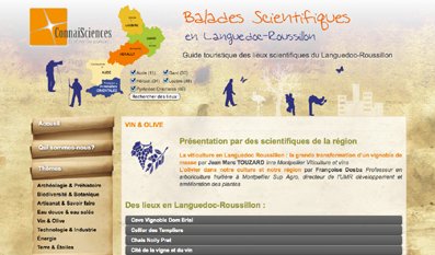 Un guide numérique de tourisme scientifique Un guide numérique de tourisme scientifique