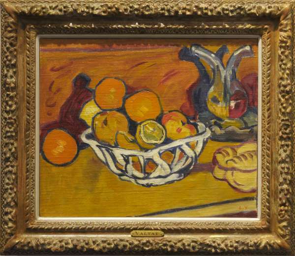 Louis Valtat - La corbeille de fruit, le panier et l'huilier (1910) © Collection particulière, Pays Bas © photo Yvan Marcou Louis Valtat - La corbeille de fruit, le panier et l'huilier (1910) © Collection particulière, Pays Bas © photo Yvan Marcou