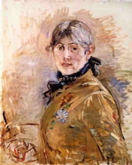 Berthe Morisot - autoportrait 1885 (huile sur toile)
