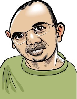EMAD HAJJAJ - autoportrait EMAD HAJJAJ - autoportrait