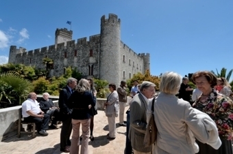 Visite guidée par Fédéric Barriot dans la Forteresse de Villeneuve-Loubet - photo Yvan Marcou