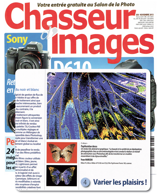 Yvan Marcou - ses travaux publiés dans Chasseur d'Images Yvan Marcou - ses travaux publiés dans Chasseur d'Images