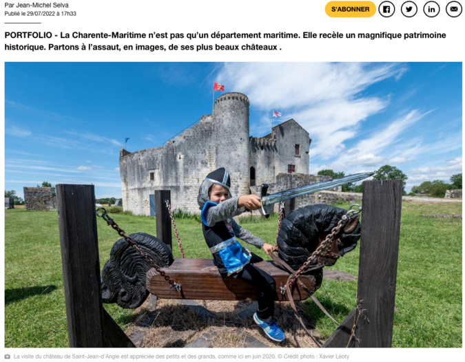 SUD OUEST - Nos plus belles images des châteaux incontournables de la Charente-Maritime