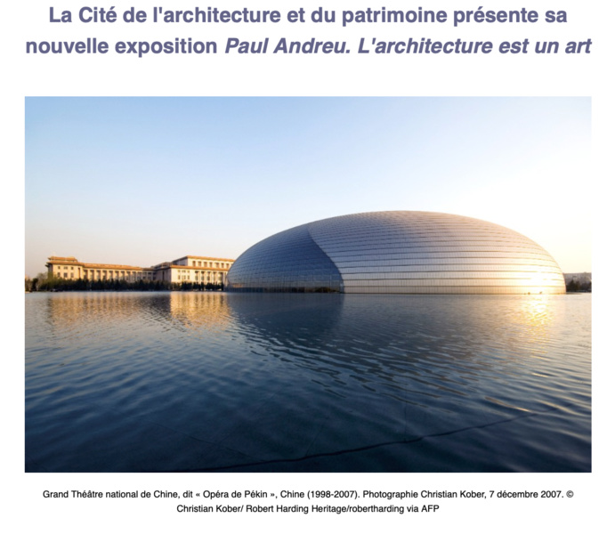 La Cité de l'architecture et du patrimoine La Cité de l'architecture et du patrimoine