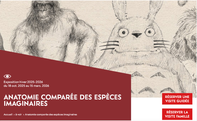 Exposition - Anatomie comparée des espèces imagnaires - Musée de Lodève (34)
