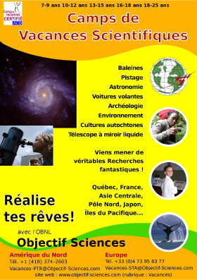 Vacances scientifiques Vacances scientifiques