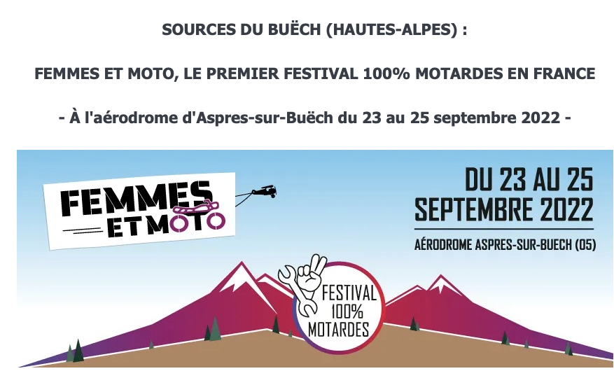 Femmes et moto, le premier festival 100% motardes en France
