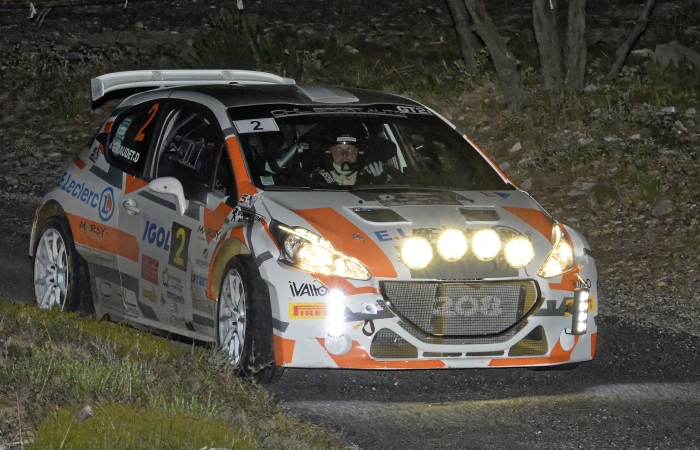 Vainqueur du rallye - Yoann Bonato dans la ES 7 © Photo Yvan Marcou