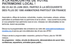 Journées du Patrimoine de Pays et des Moulins 2023