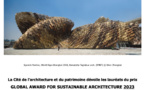 La Cité de l'architecture et du patrimoine annonce les lauréats du prix Global Award for Sustainable Architecture 2023